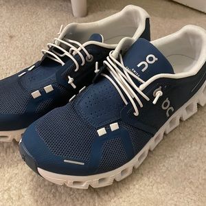 Navy Blue On Cloud Sneakers Women